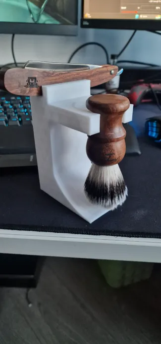 straight edge razor stand