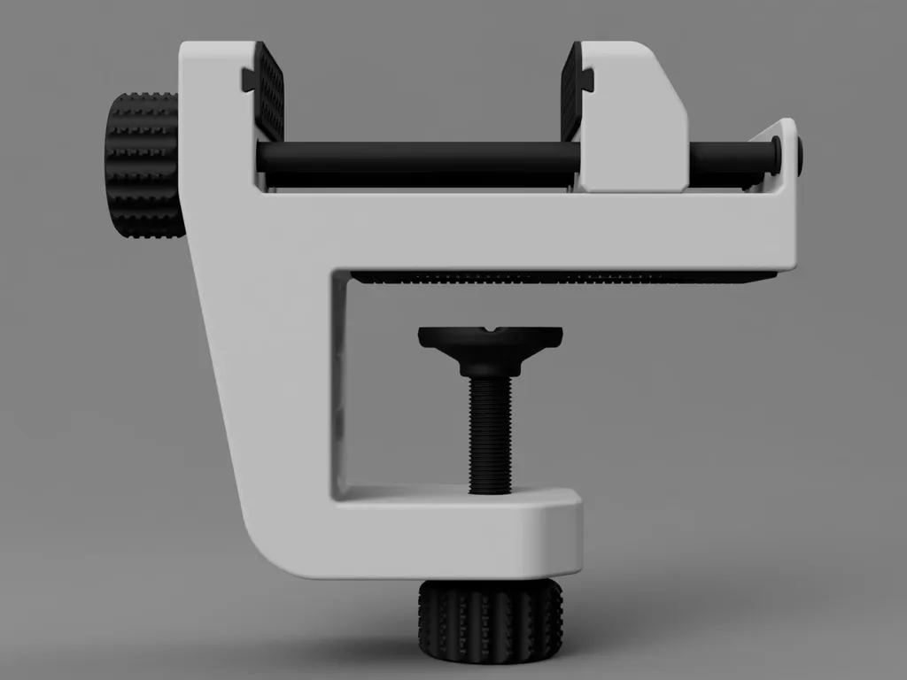Clamp-On Vise - Fully 3D Printable view 3