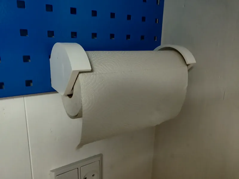 Paper Towel Holder - Square Pegboard