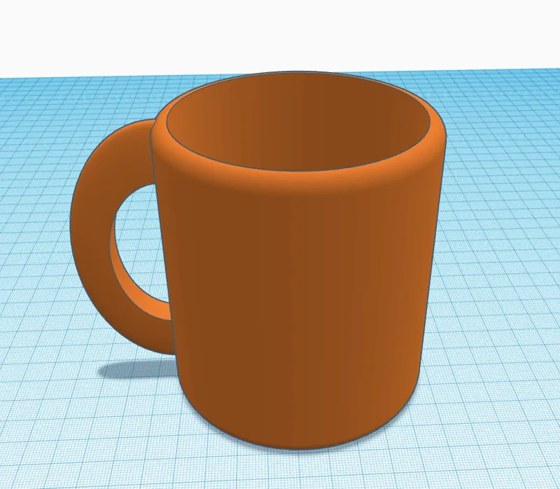 A simplistic mug