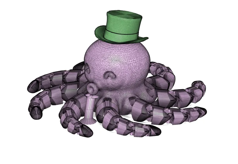 Octopus with Hat
