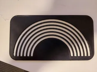 Rainbow stencil