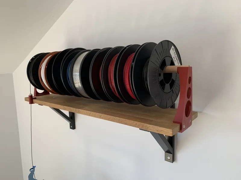 Filament Wall Rack Shelf with clenaer