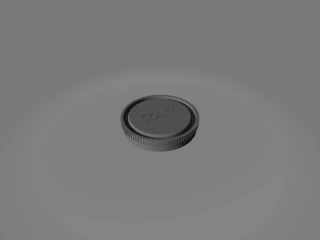 SONY E lens lid