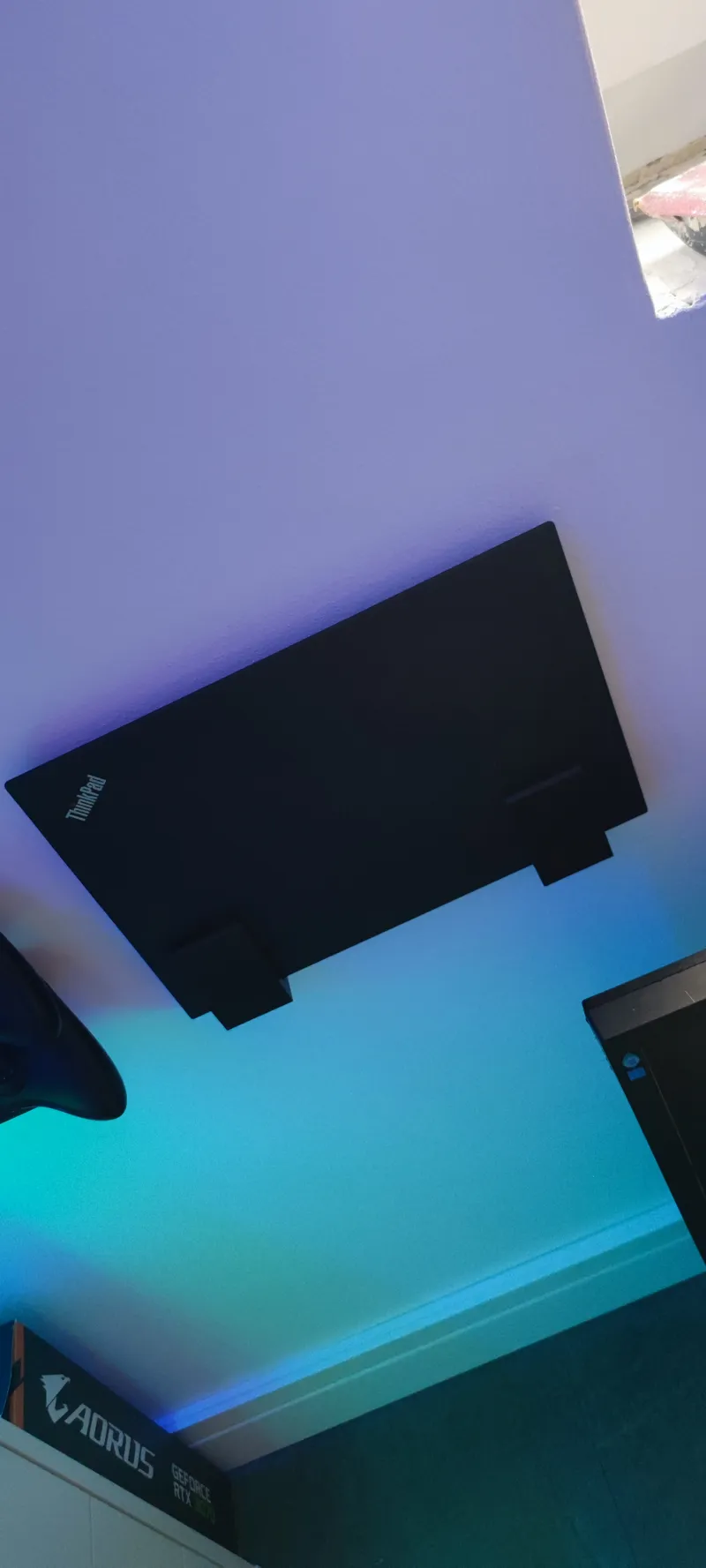 Laptop wall mount
