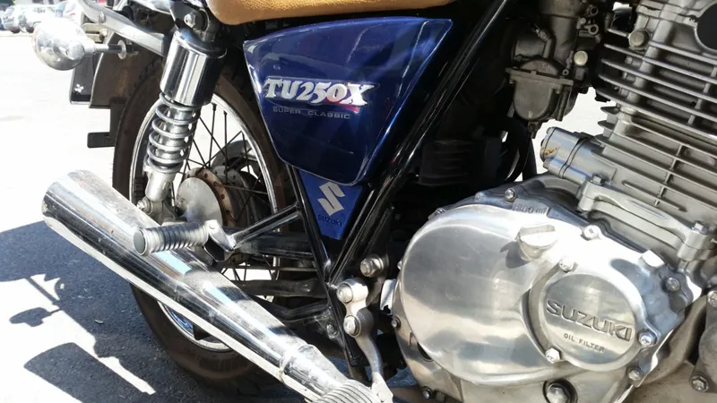 Suzuki TU250X Motorcycle Toolbox Cover