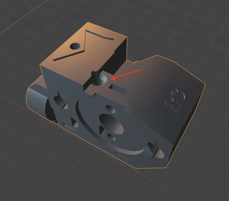 MMU3 - Selector Finda Chamfered Filament Intake