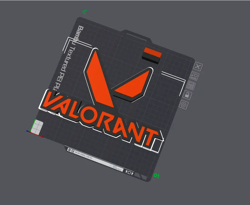 Valorant Desk Logo