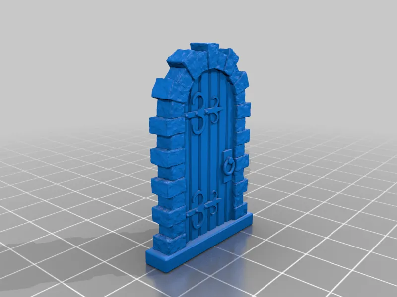 plain medieval door