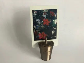 Photo Holder - Iced Coffee Cup