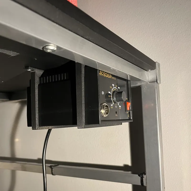 936 Soldering station under desk mount