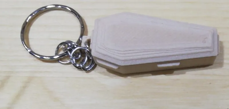 coffin key ring
