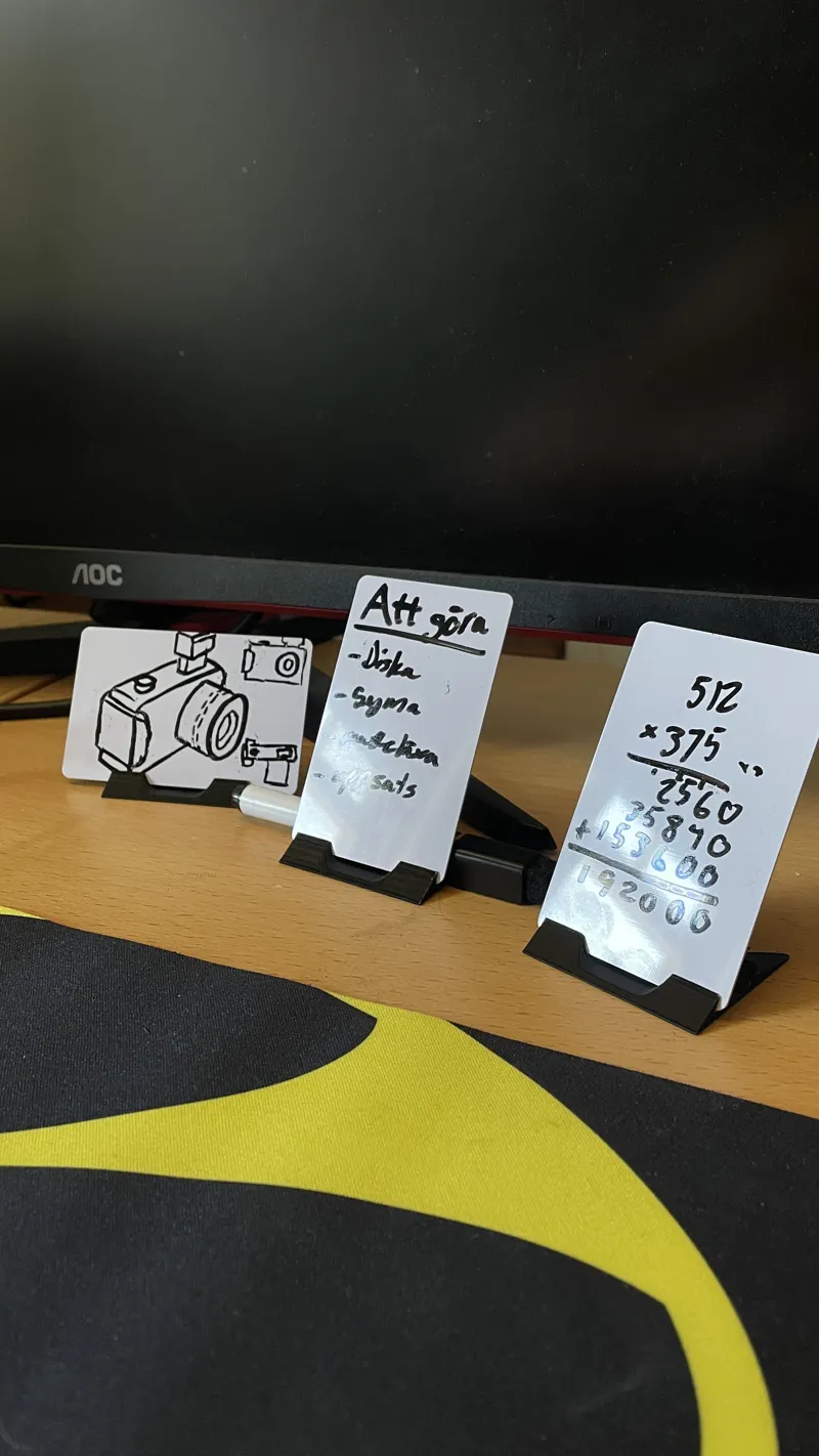 Mini whiteBoard stand