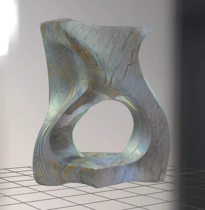 Abstract sculpture for home decor
