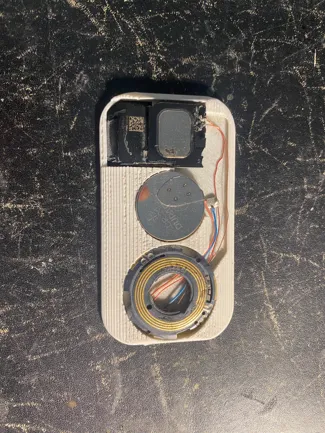 AirTag card with speaker
