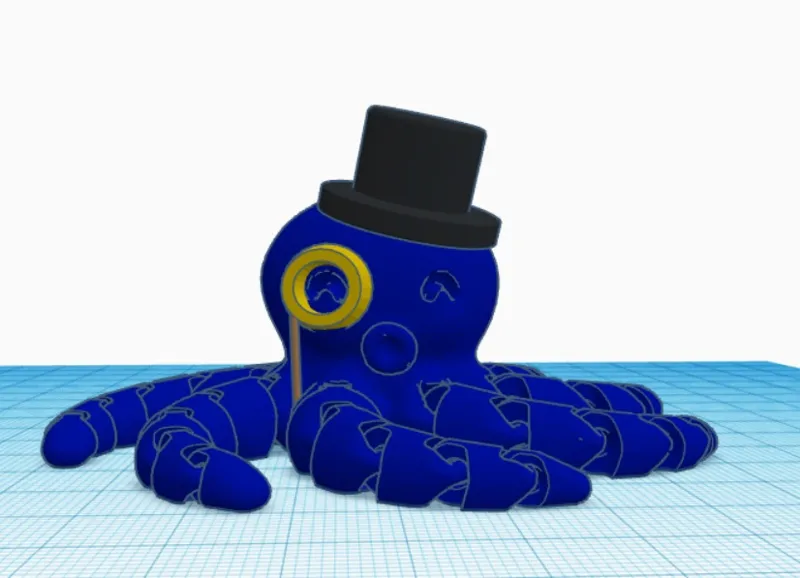 Cute little gentleman octopus (remix)