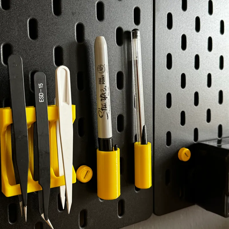 Ikea Skadis pen/Sharpie holder