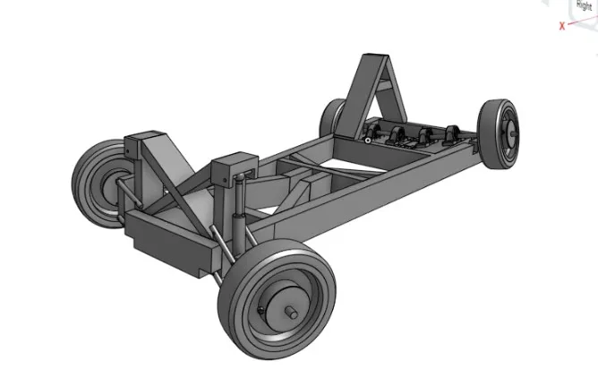 Wooden Go Kart with Suspension