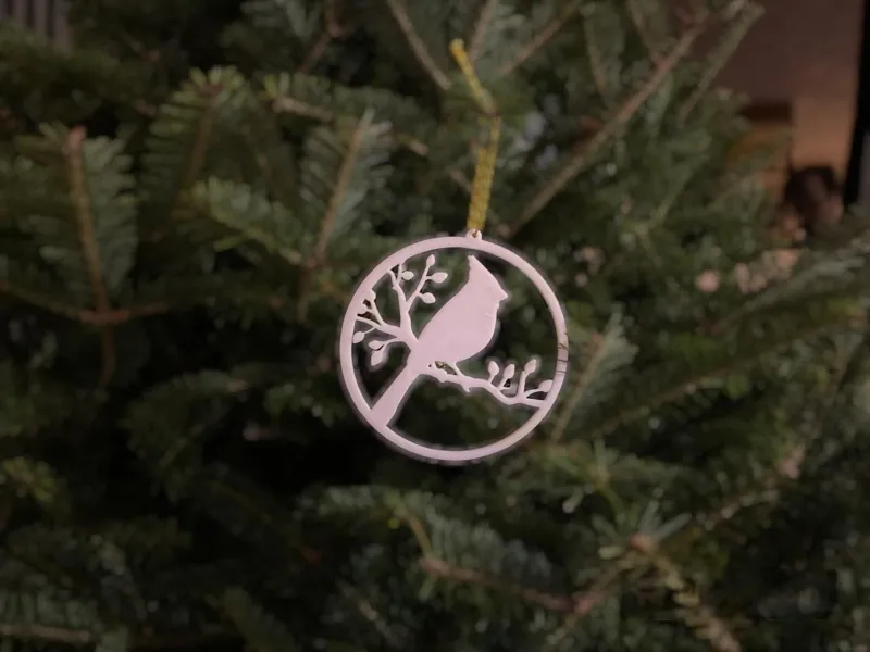 Cardinal Ornament 