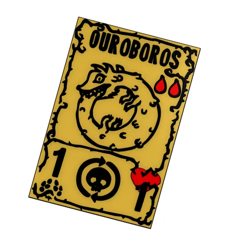 Ouroboros Inscryption card