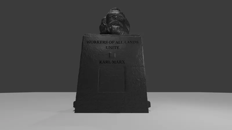 Karl Marx piggy bank