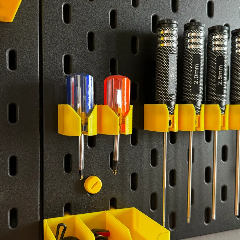 Ikea Skadis Stubby Screwdrivers holder