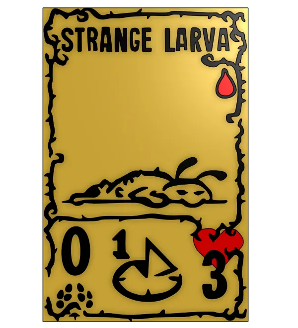 Strange Larva Inscryption Card