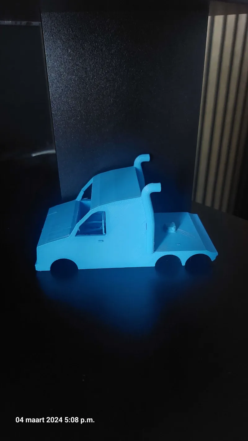 Truck without wheels