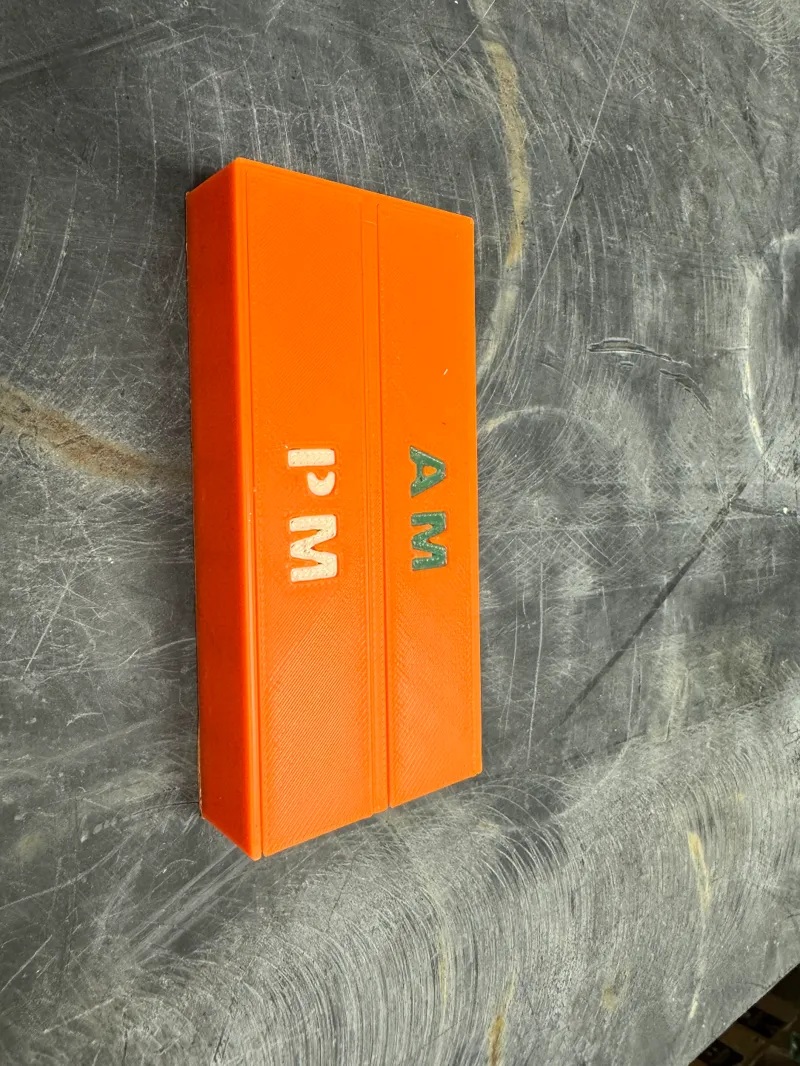 Am Pm Weekly Pill Box