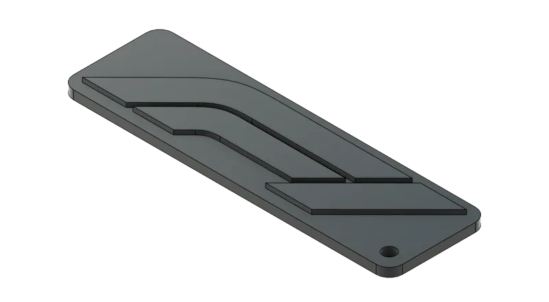 F1 Keychain Extruded