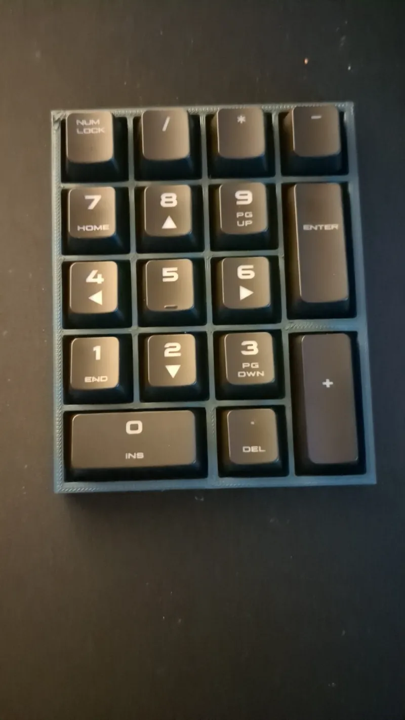 Numpad Keycap Holder