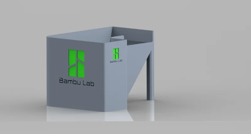 Poop Chute with Bambu logo