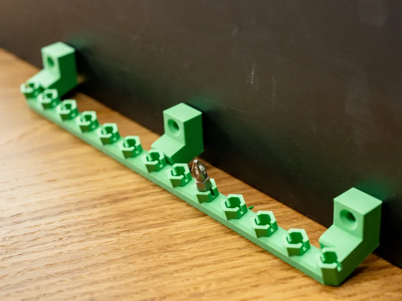 Bit Organizer - Wall mount (Hex Shank Bits)