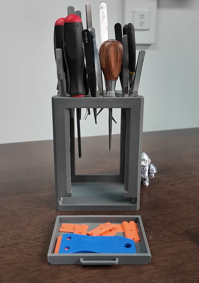 Multipurpose Pipette Holder & Tool Organizer with Drawer