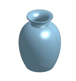 Small Vase for 3D Printed Roses