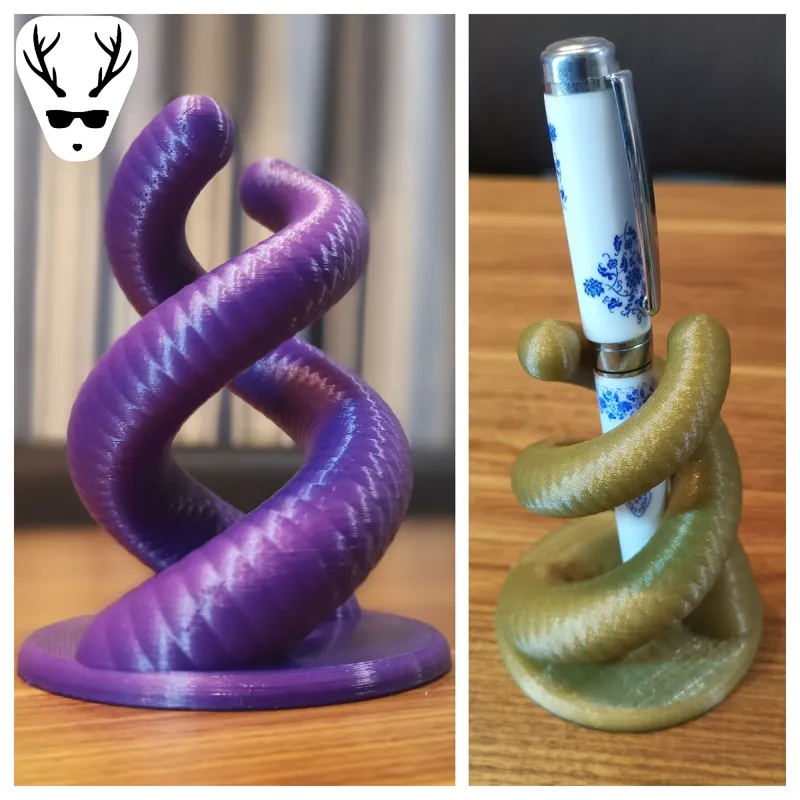 Double Helix Pen Holder