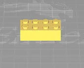 2x4 brick Legoo