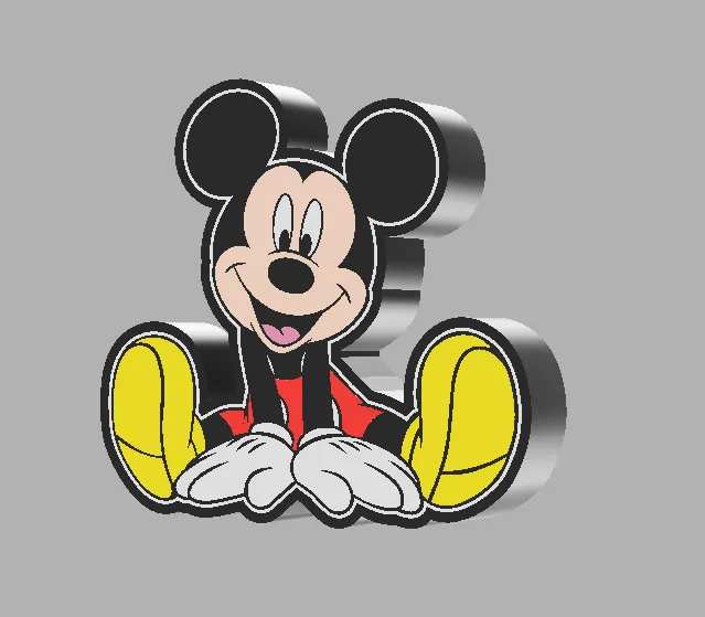 Mickey Mouse Lightbox LED Light Lamp