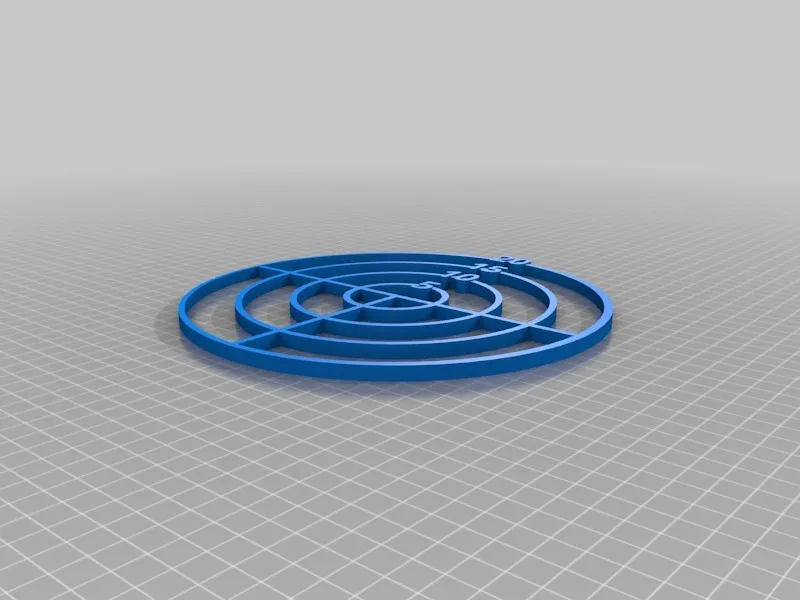Gabarit de zone d'effet pour jeu de rôle