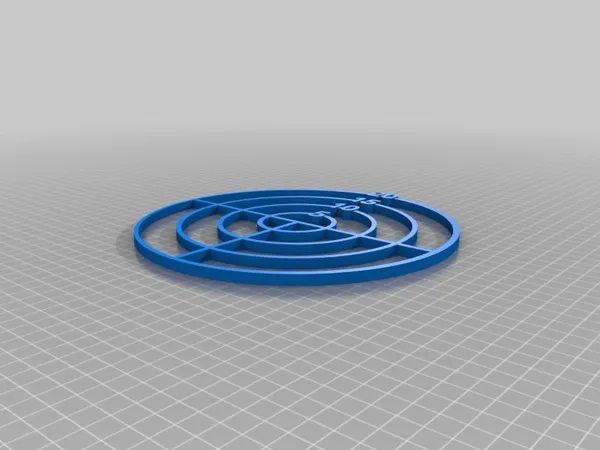 Gabarit de zone d'effet pour jeu de rôle