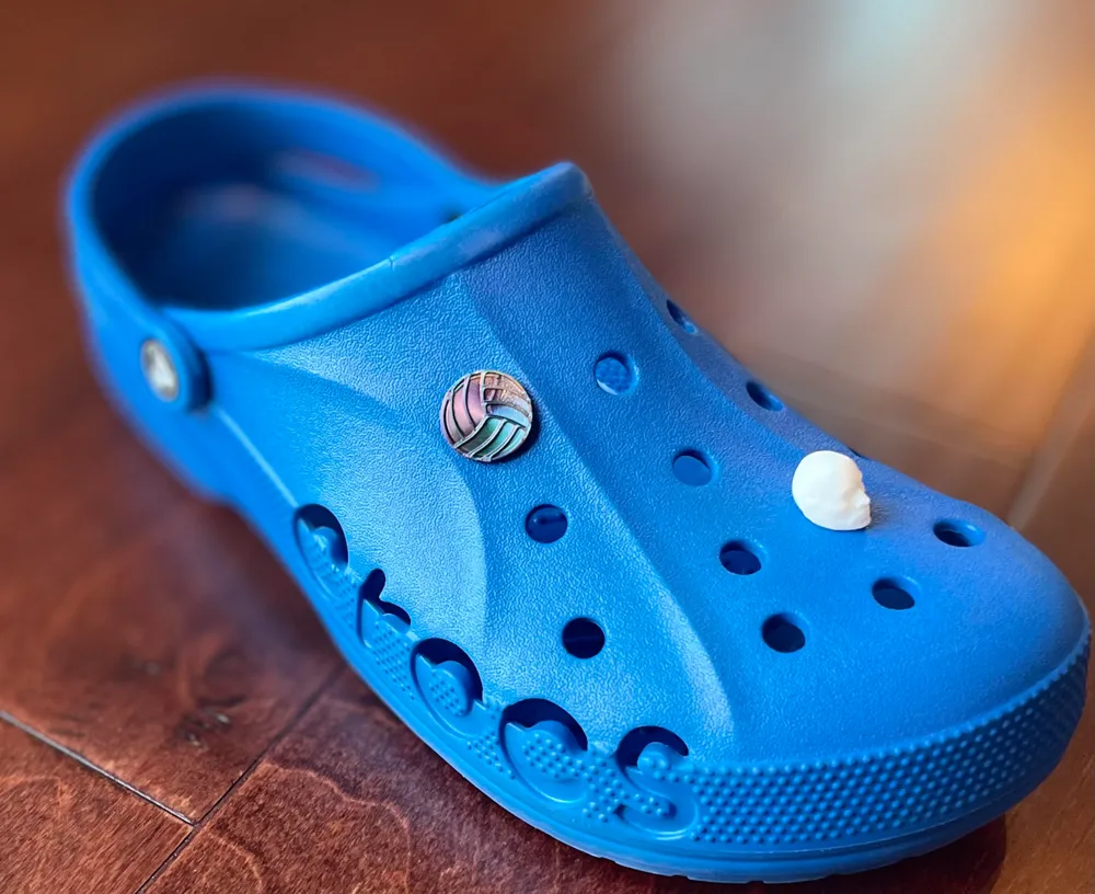 Volleyball croc jibbit by Hobby Jibbitz MakerWorld