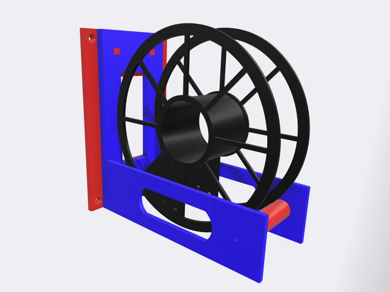 MODULAR WALL SHELF / SPOOL HOLDER