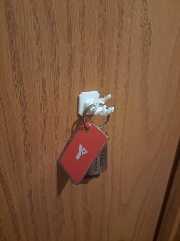 Porte-clés mural en forme de main