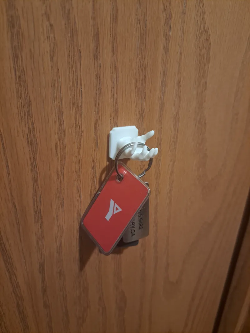 Hand wall keyholder