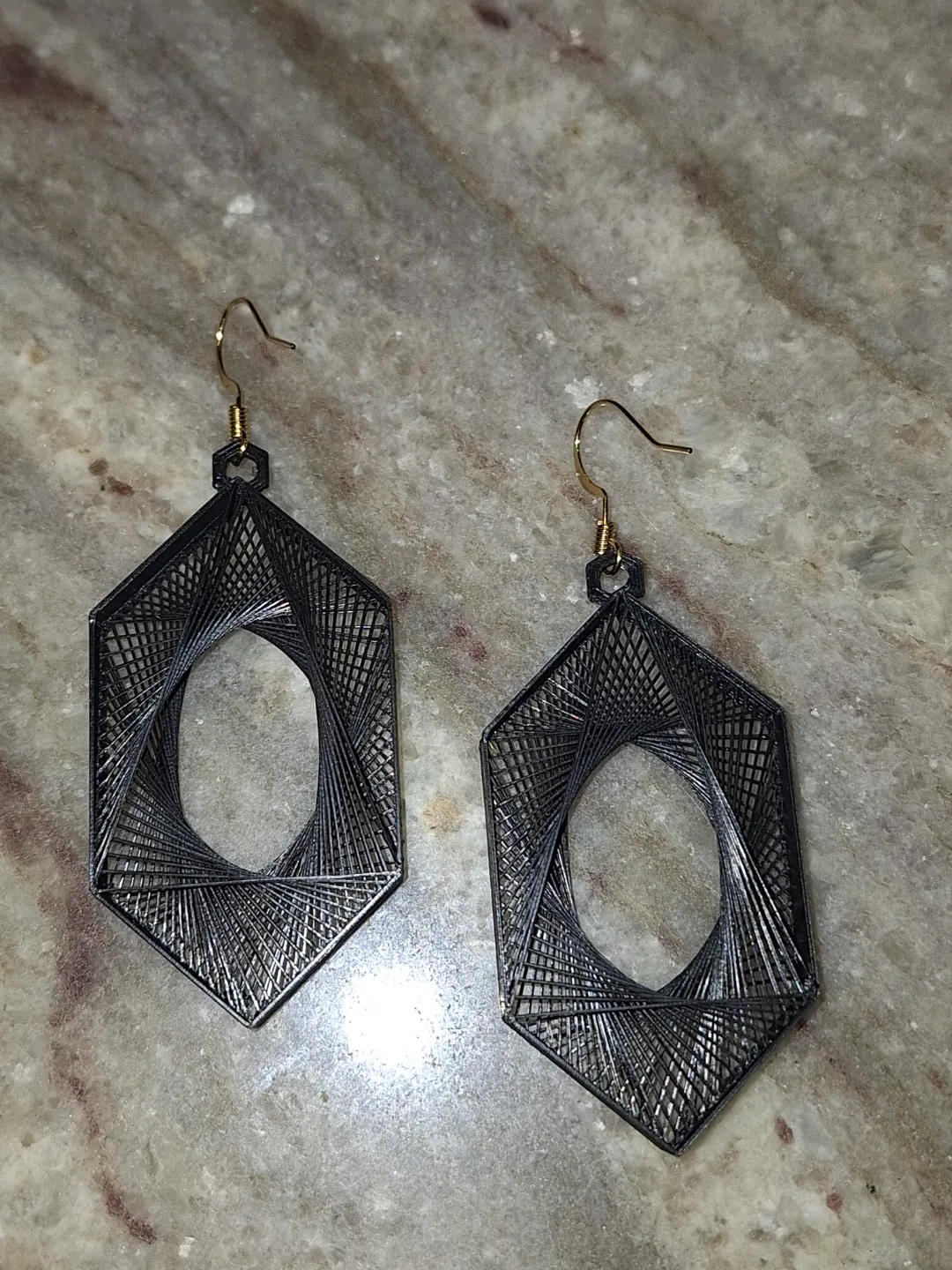 Hex Earrings view 3