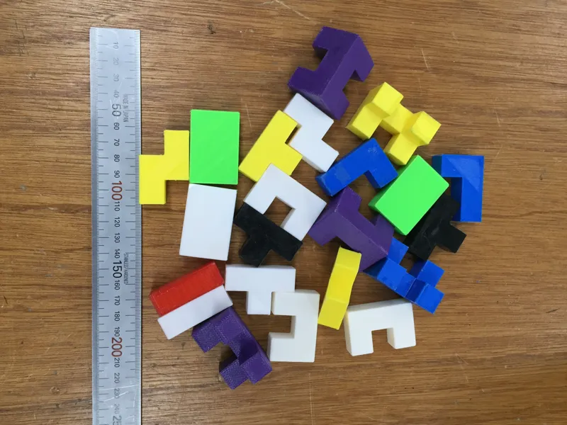 3D Tetris Blocks
