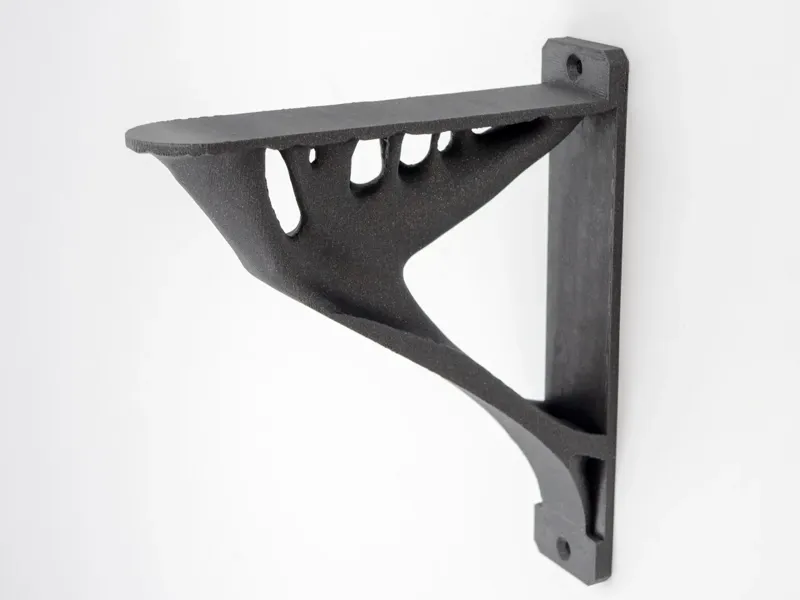 Topology Optimized Shelf Bracket - 66% Scale