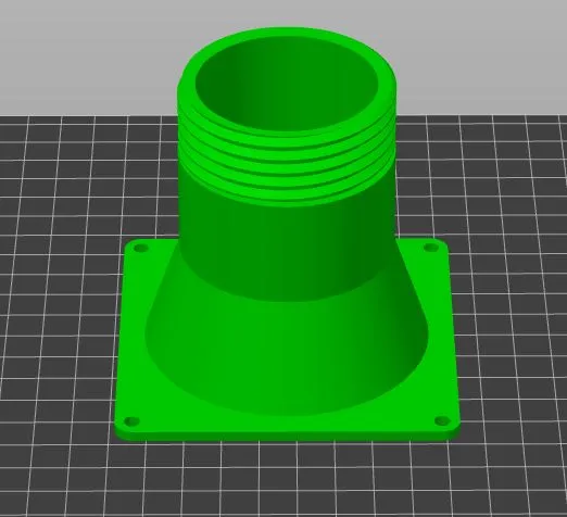 92mm fan to 60mm pipe