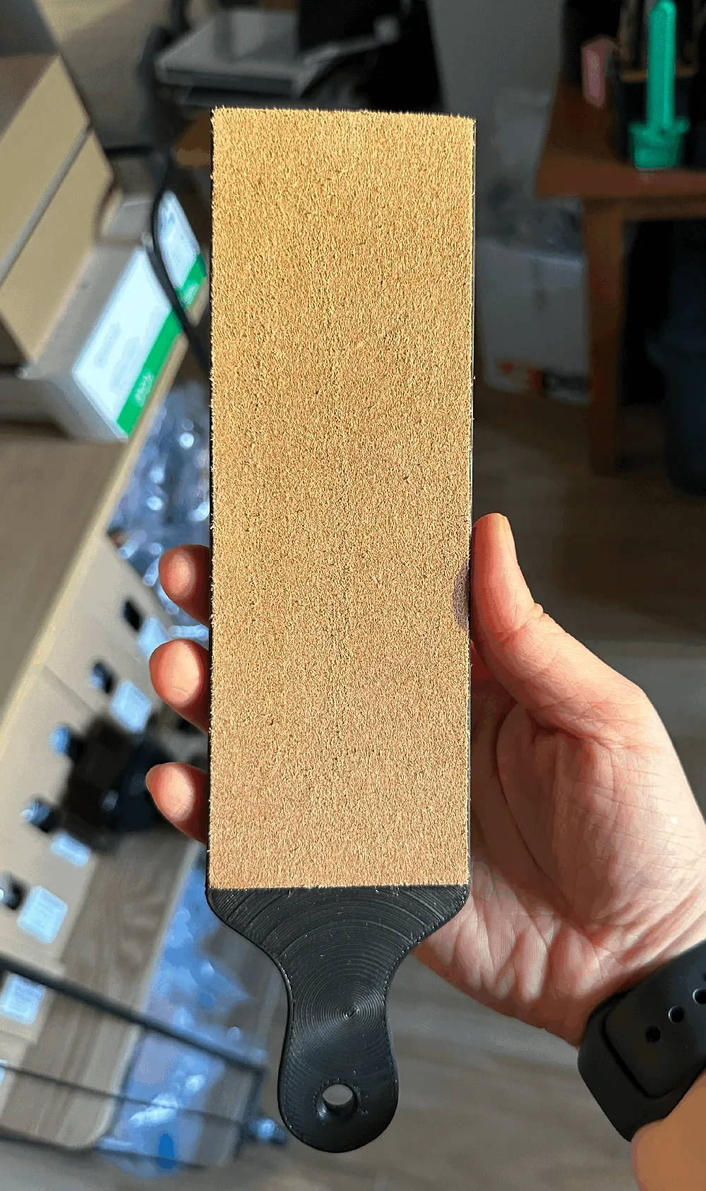 Leather strop handle by bacafreak - MakerWorld