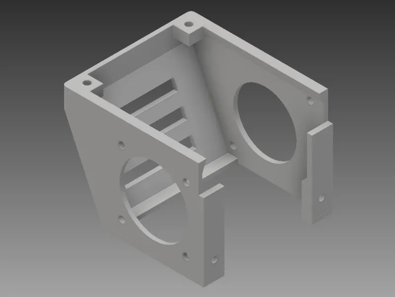 Anycubic I3 Mega Hotend Cover - Angled Led